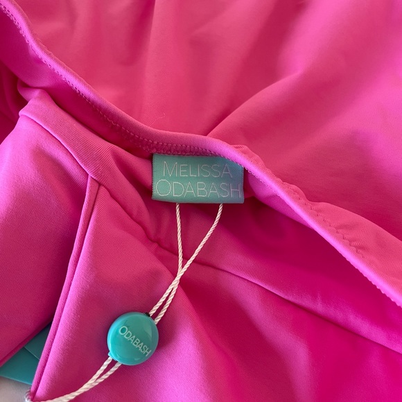 NWT MELISSA ODABASH RIMINI HOT PINK SWIMSUIT ONE PIECE SZ 2 - Picture 6 of 9